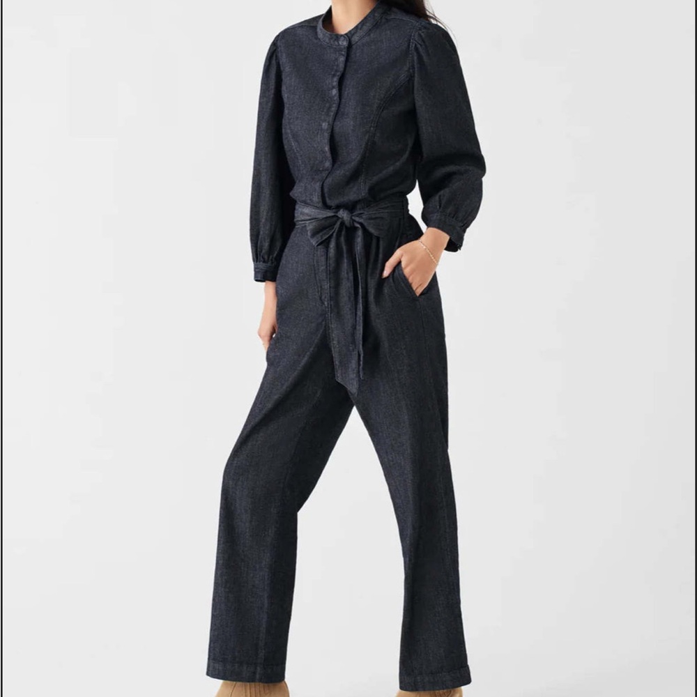 NWOT Faherty Denim Charlotte Jumpsuit